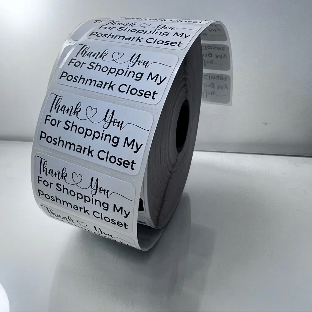 100 Poshmark Package stickers | thank you for shopping my Poshmark closet - Picture 6 of 6